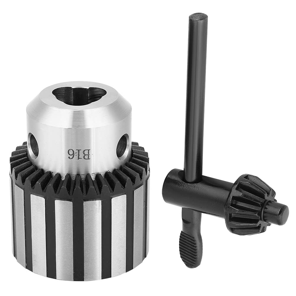 3mm - 16mm Drill Chuck, Heavy Duty Drill Chuck with Chuck Key for Lathe Bench Drill
