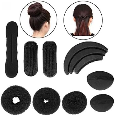 POLON Hair Accessories, Hair style kit, Hair ban,Hair donut, Hair magic puff accessories Plastic (Pack of 7)