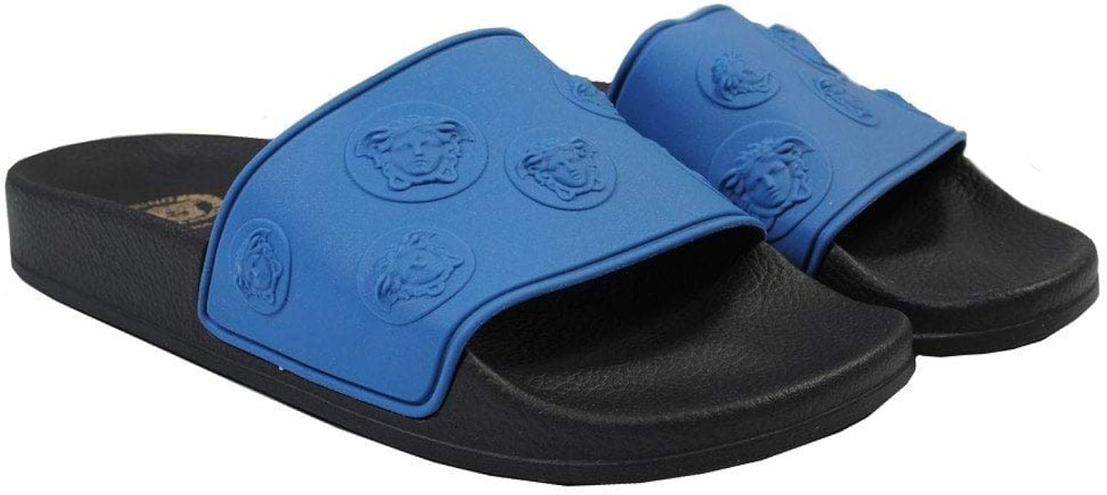 versace blue sandals