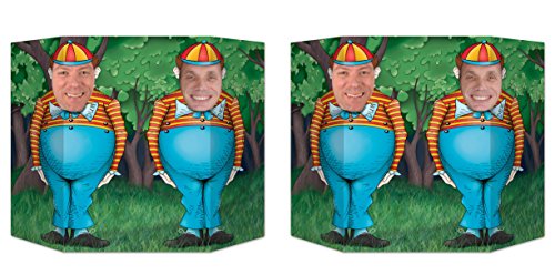 Beistle 54780 2Piece Alice In Wonderland Photo Props, 3'1" x 25", Multicolored