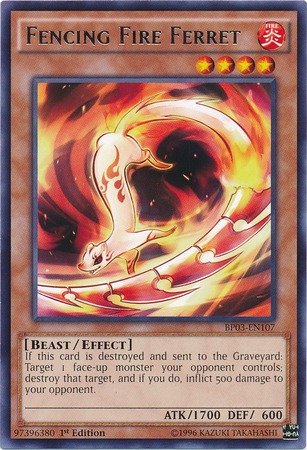 Yu-Gi-Oh! - Fencing Fire Ferret (BP03-EN107) - Battle Pack 3: Monster League - 1st Edition - Rare