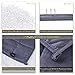YnM 15lbs Weighted Blanket for Adults, Cotton Heavy Bed Throw Blanket with Cooling Glass Beads for All Season Use, Ideal for One Person of 140lbs (60x80 Inches, Queen Bed, Light Grey)