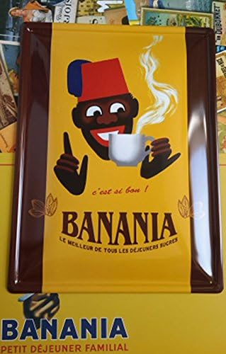 French Vintage Metal Sign 40X30cm Retro AD BANANIA Chocolate This is SO Good