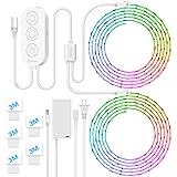 DreamColor 32.8FT LED Strip Lights, Govee WiFi Wireless Smart Phone Controlled Led Light Strip 5050 LED Lights Sync to Music, Work with Alexa, Google Assistant, Android iOS (Not Support 5G WiFi)