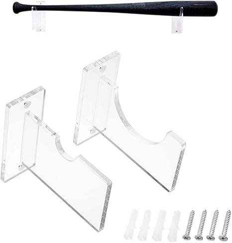 Amazon Jiemeikang 寝室コレクション 野球 バットスタンド リビング ボールパーク ソフトボール バット表示 ライトセーバー 収納スタンド ネジ付き 壁付けバットスタンド モップラック 壁付け収納 モップラック 箒 ほうき 跡がつかない トイレ収納 キッチン 傘 タオル