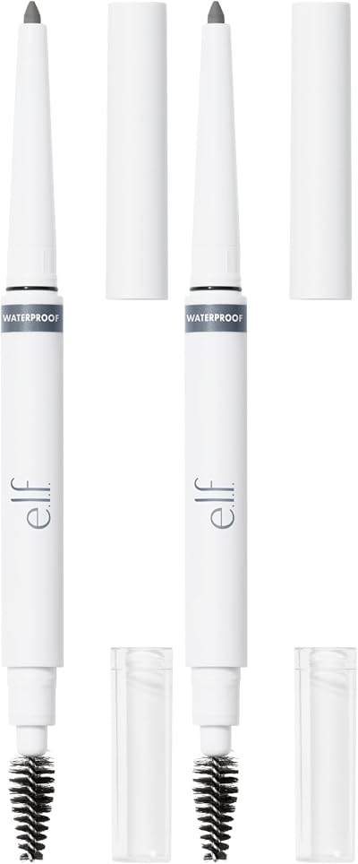 e.l.f. Instant Lift Waterproof Brow Pencil Grey Pack of 2