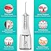 Upgrade Cordless Water Flosser,Homgeek 320ML Oral Irrigator,Water Pick,Dental Water Flosser,Portable High-frequency Pulsation Anti Leakage Water Pick Teeth Cleaner for Home,Travel,IPX7 Waterproof