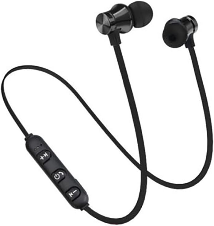 uniqueaur Magnetic Bluetooth Headset, Wireless Bluetooth Magnetic In-Ear Earphone Headset Stereo Headphone with Mic
