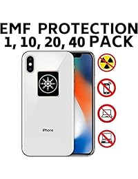 Protección de radiación para teléfonos móviles Laptop   Anti Radiación EMF EMR calcomanía   Bloqueador de radiación Shield   quitar electrónico tecnologías radiación
