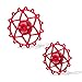 Chooee 13T Red Rear Derailleur Jockey Wheel Pulley For Shimano SRAM