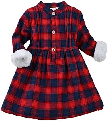 女の子ワンピース チェック柄ワンピース プラス絨 純綿補力 王女スカート 小中児童 下塗スカート 冬の新型 子供服 B0786f8pmn 1 250円 セール開催中最短即日発送 新作 人気 送料無料 激安 お買い得 キ フト