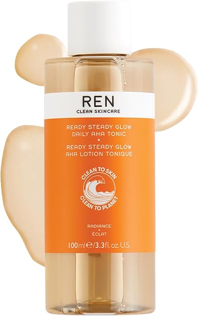 REN Ready Steady Glow Daily AHA Tonic 100ml Exfoliating Toner