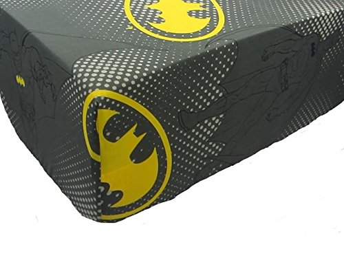 Batman Caped Crusader 100% Microfiber (FITTED SHEET ONLY) Size TWIN Boys Girls Kids Bedding