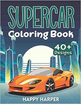 Car coloring book amazon