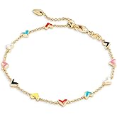 Bracelet for Kendra Scott, Haven Heart Gold Chain Bracelets for Women in Multi Mix, Fashion Women Jewelry Gifts
