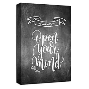 Canvas Wall Art Inspirational Quotes for Office Painting Artwork for Home Prints Framed - 12x18 inches