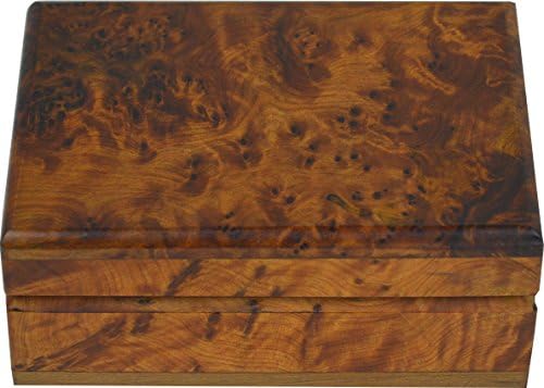 MAISON ANDALUZ Medium, Moroccan Thuya Wood Pill Box, Rectangular D16 L10 H4 cm