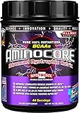 AllMax Nutrition - Aminocore BCAAs Advanced Myotrophic Matrix Blue Raspberry - 400 Grams CLEARANCE PRICED