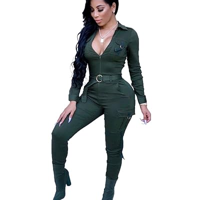 LARCIEL Womens Sexy Party Bodycon Jumpsuits Long Brunei Ubuy