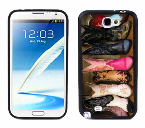 NT2 Cowboy Boots For Samsung Note 2 N7100 Case Cover