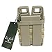 Loglife Tactical Pistol Mag Pouch Magazine Bag Holster Fast Mag Pistol2 5.56 M41 Attach Molle System DE