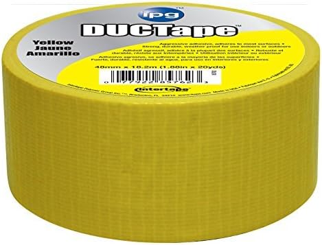 InterTape, 6720YEL AC20 9mil Colored Duct Tape, 1.88 x 20 yd, Yellow, 6-Pack by Intertape Polymer Group