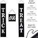 Halloween Decor Trick or Treat Door Set - Halloween Decorations Outdoor Signs. Waterproof, Sun Resistant Material. Great For Welcome Sign Banner Indoor & Outdoor + The Office. Kids Love It, Ready Hang