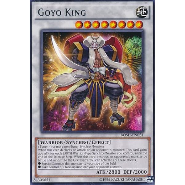 Amazon Com Yu Gi Oh Goyo King Bosh En051 Breakers Of Shadow Unlimited Edition Rare Toys Games