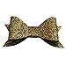 Yazon 20pcs 2.8 inch Layered Glitter Bows Clips Baby Girl's Hair Bows Alligator Clips Toddler Pigtail Bows