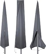 PATIO PLUS Parasol Cover 190x25/50 cm Waterproof 600D Oxford Grey