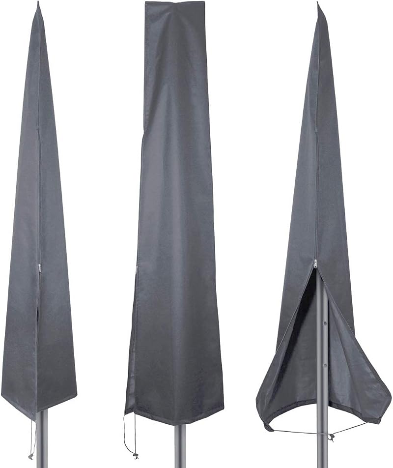 PATIO PLUS Parasol Cover 190x25/50 cm Waterproof 600D Oxford Grey