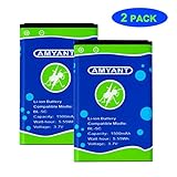 BL-5C Battery 3.7V 2 x 1500Mah amyant Rechargeable Battery for Radio for Nokia Phones