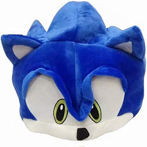 Sun Moon Mimikyu Plush Cartoon Sonic Gengar Hat Soft Best Gifts For Kids (Sonic the Hedgehog)