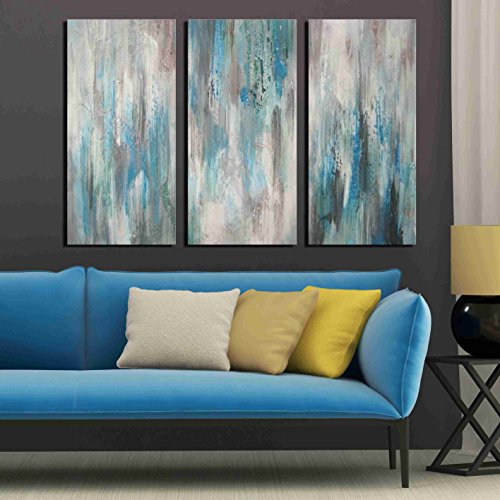 Hand-painted 'Sea of Clarity' Oil Painting Gallery-wrapped Canvas