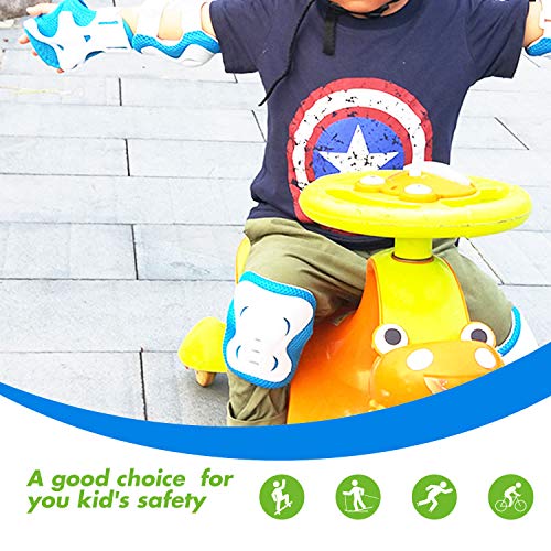 image for Feeke Knee Pads for Kids Knee and Elbow Pads Kids Protective Gear Adju