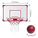 Liberty Imports Indoor and Outdoor XL Big Basketball Hoop Set - 27 inches x 18 inches Backboard + 15 inches Rim
