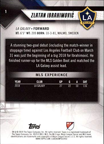 image for Factory Sealed Team Set LA Galaxy 2019 Topps MLS Soccer Factory Sealed