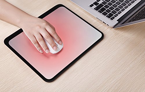 #1 USB Warmer Mouse Pad, GVDV Gaming Aluminium Heated Mouse Pad W Non-slip Rubber Base & Micro Sand Blasting Aluminium Surface for Fast and Accurate Control (Included USB cable W On/Off Switch)