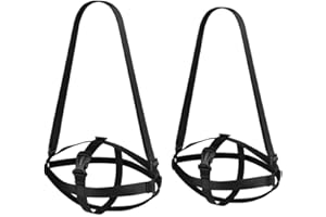 Floweringbeter Sports Ball Carry Solution with Adjustable Straps and Ring Buckle Design for Securing Rugby and Similar Balls
