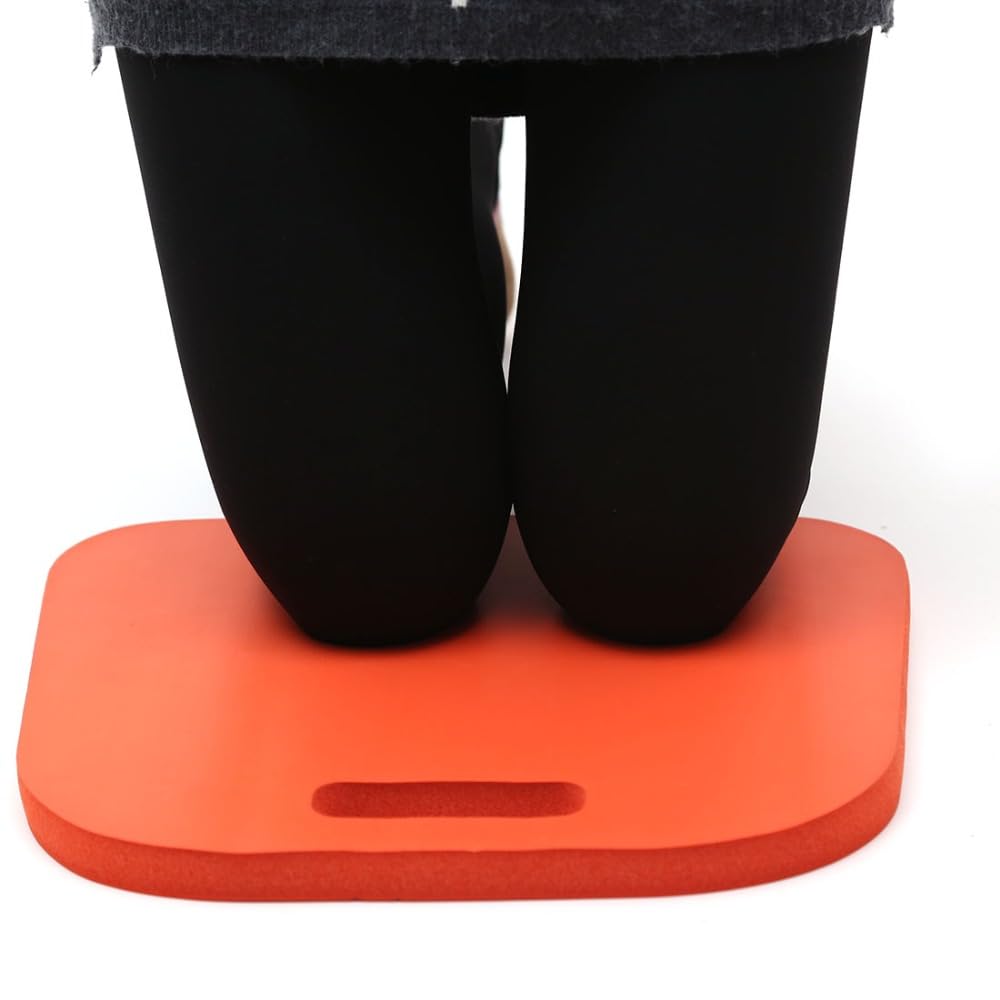 TITA-DONG Memory Foam Seat Cushion with Carry Handle, Gardening Kneeling Pad Seat Cushion Garden Pad, Sport Cushion Stadium Seat Garden Pad for Boat Stadiums Bleachers Chairs Seat(2pcs Black)