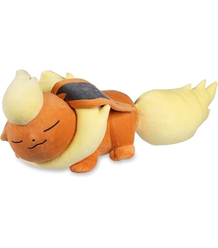 PELUCHE (PLUSH) POKEMON ALL STAR COLLECTION FLAREON - PYROLI (M 26 CM