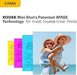Kodak Mini 3 Retro 3x3 Portable Photo Printer 38 Sheets Bluetooth Yellow view 4