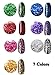 Nail Art Glitter Powder，LilyAngel Aluminum Foil Flakes Magic Mirror Powder Shining Dust Sequins Pigment Manicure Decorations 7 Colors