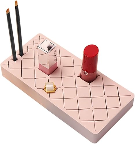 Amazon Ayada 化粧品 収納ケース メイクボックス アイブロー ピアス 口紅 収納スタンド かわいい 縦型 使いやすい 一目瞭然なコスメ収納ケース シリコン プラスチック ピンク Ayada メイクボックス 通販