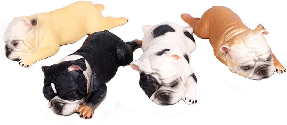 Amazon Flormoon 動物の置物 1個 現実的 フレンチ ブルドッグ 犬の置物 初期の教育玩具 科学プロジェクト クリスマス お誕生日 ベビーシャワー ギフト 少年少女 ランダムカラー きせかえ人形 ハウス おもちゃ