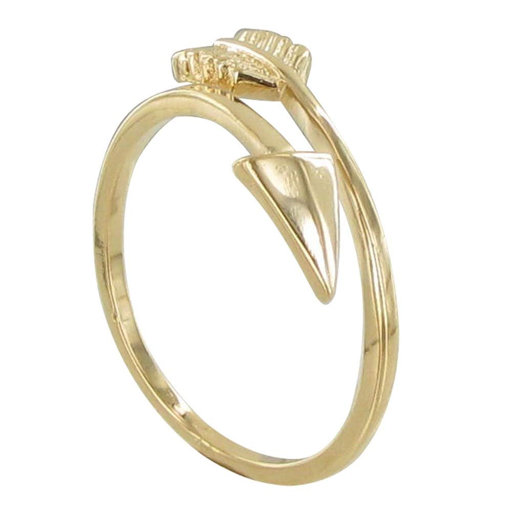 LES POULETTES BIJOUX - Ring Arrow Gold Plated - taille Q 1/2