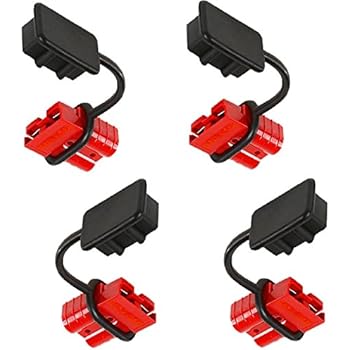 Orion Motor Tech 4 Pcs 2-4 Gauge 175A Battery Cable Quick Connect Disconnect Plug Kit Recovery Winch Trailer, 12-36V DC (4 Pcs)
