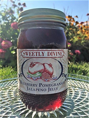 Sweetly Divine Hot Pepper Jelly - Multiple Flavors Available (Blueberry Pomegranate Jalapeno)