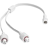 Y-Splitter for Govee Permanent Outdoor Lights 2/Pro, Deck Lights, Y-Shaped Extension Cable (1 Male to 2 Female) Compatible with Govee H705D H705E H705F, H805A H805B H805C