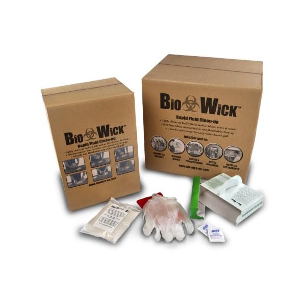 Quick Wick Absorbent ESP BIOWICK-10 5 Piece Bio-Wick Universal Water Based Rapid Absorbent ...